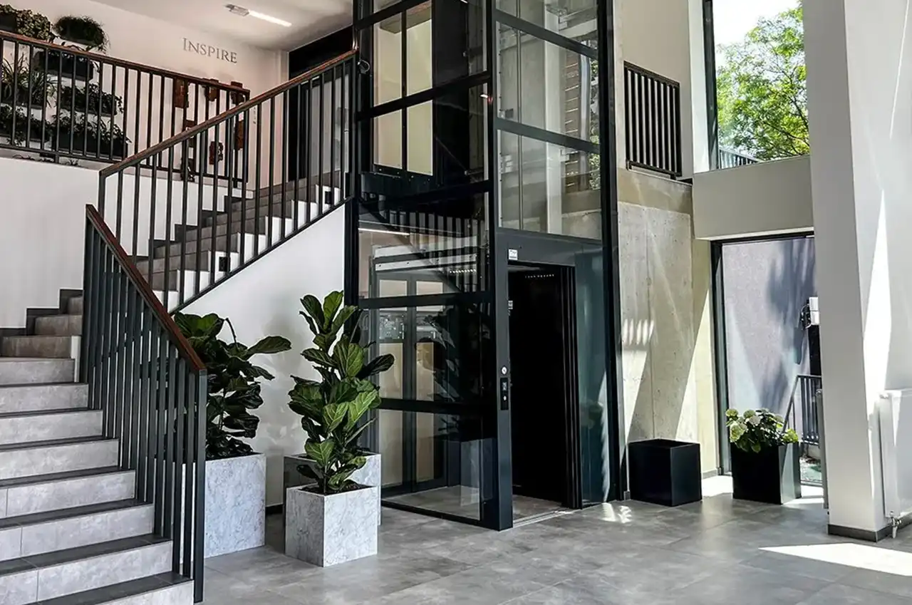 Omega Lift Services platform lifts Cibes C1 Pure Edinburgh, Scotland